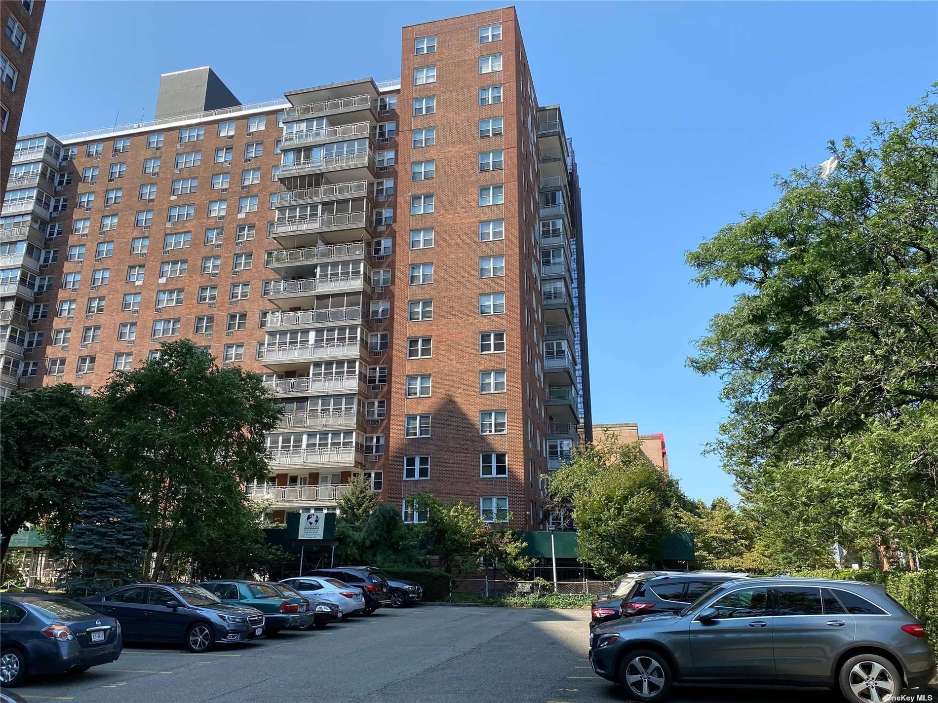 Newly Renovated Co op F Line Unit at Carlyle Towers, Most Desirable Concrete Hi Rise Building in Downtown Flushing Foyer Area, Spacious Living room with Large Windows, Along with Enclosed ...