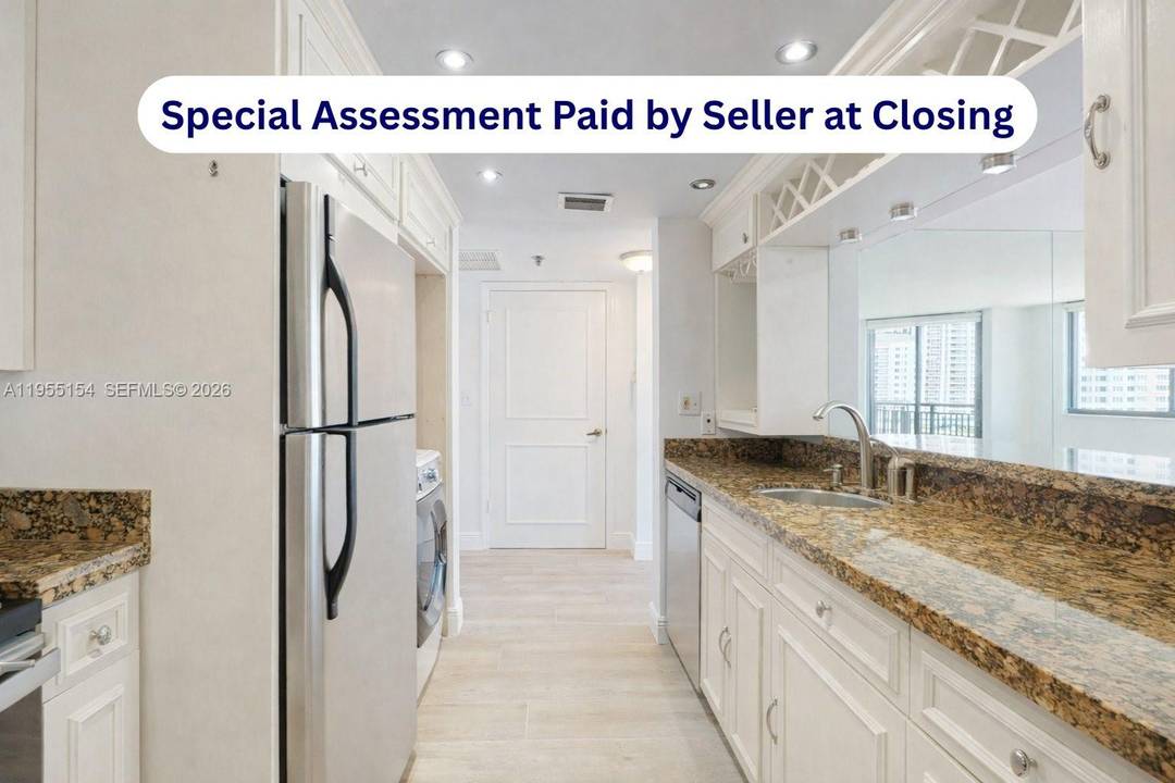 Beautifully renovated 2BR 2BA residence featuring a desirable split floor plan and bright, open living spaces.