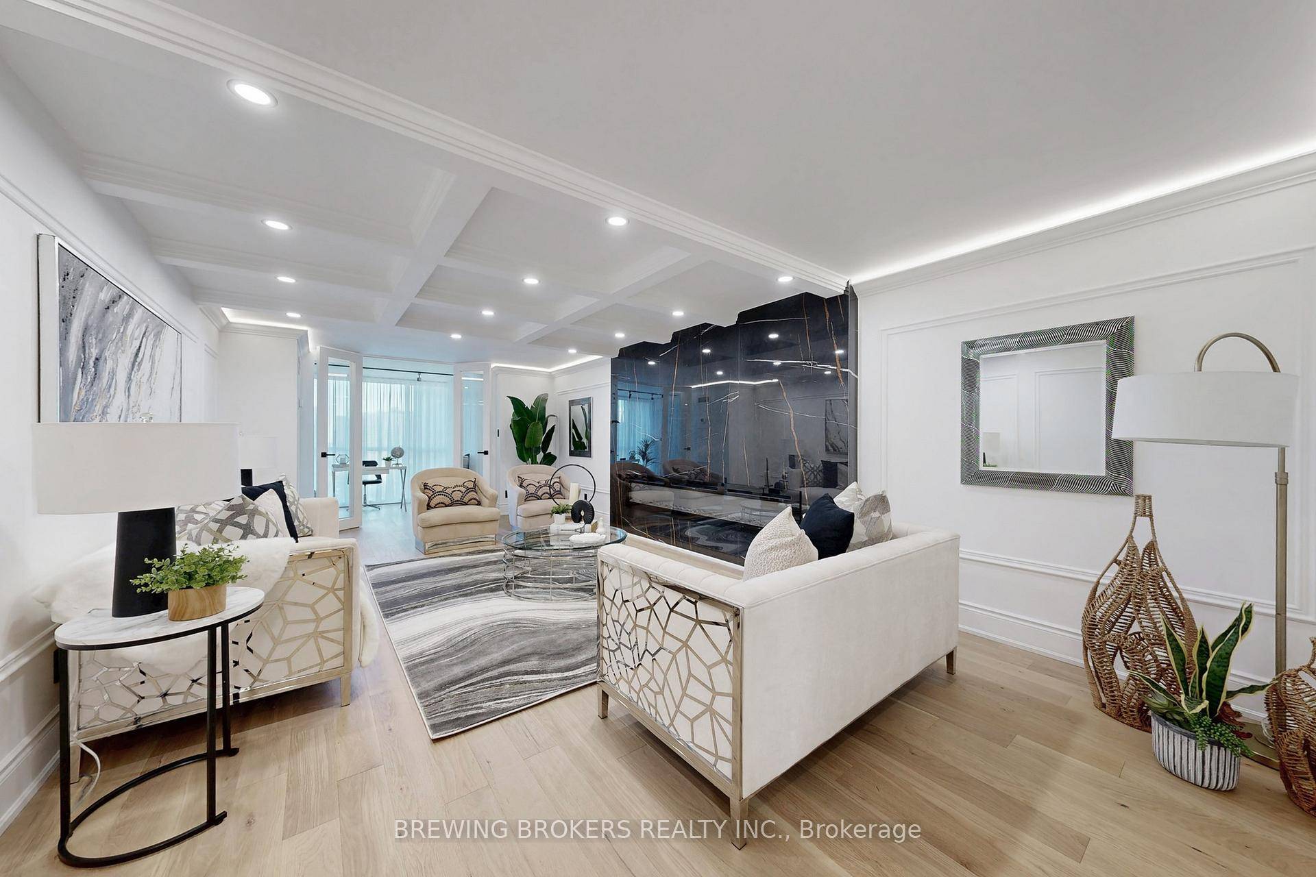 Rarely Available ! Absolutely Gorgeous, Fully Renovated 2 1 Bedroom, 2 Bathroom Unit With High End Finishes and Stunning Panoramic South Views In One Of Toronto Most Sought After Buildings.
