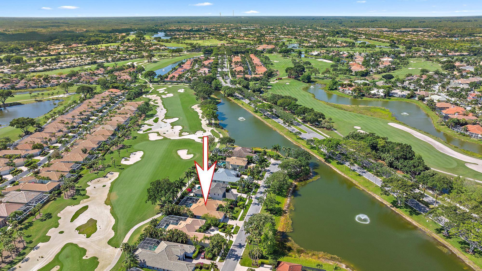 With incredible lake views from the front of this home, and an oversized pool and spa overlooking golf views in the back, this home is beautifully situated near the epicenter ...