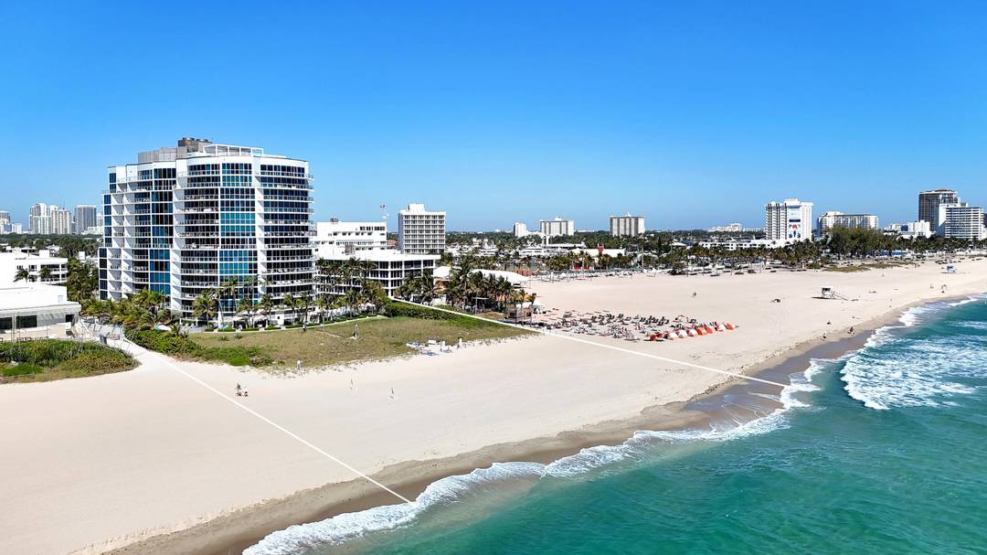 On the sand, a completely reimagined coastal contemporary masterpiece.