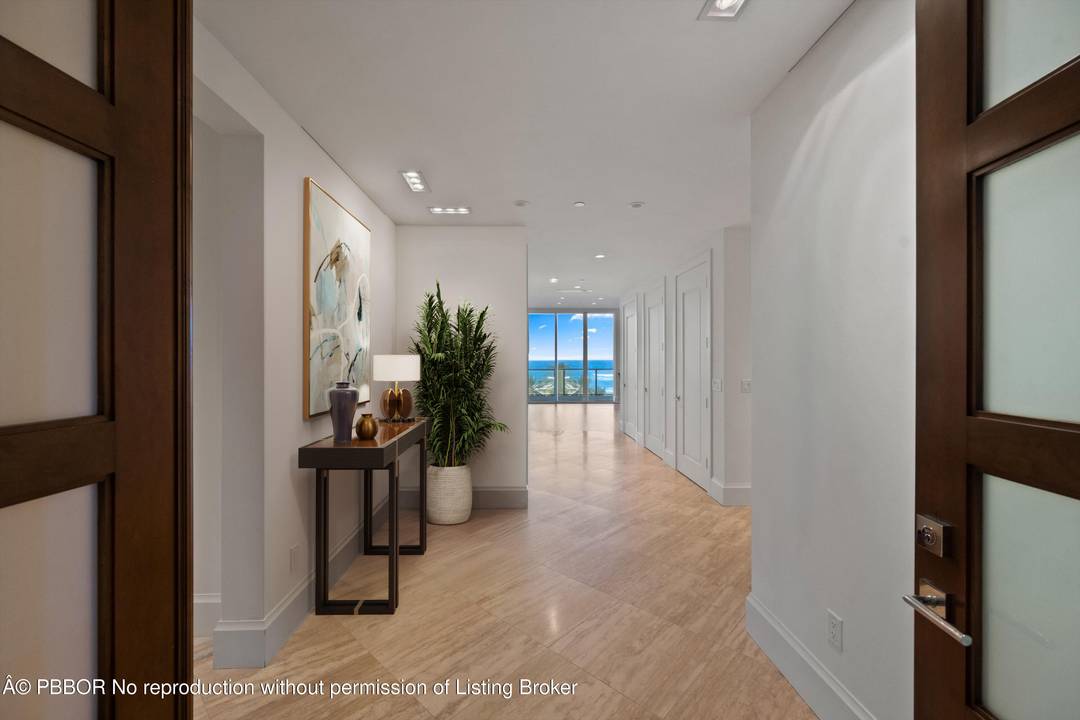 Stunning contemporary double oceanfront residence offering over 8, 800 total square feet and sweeping, unobstructed ocean views, this exceptional 5 bedroom, 6 full and 2 half bath condominium features expansive ...