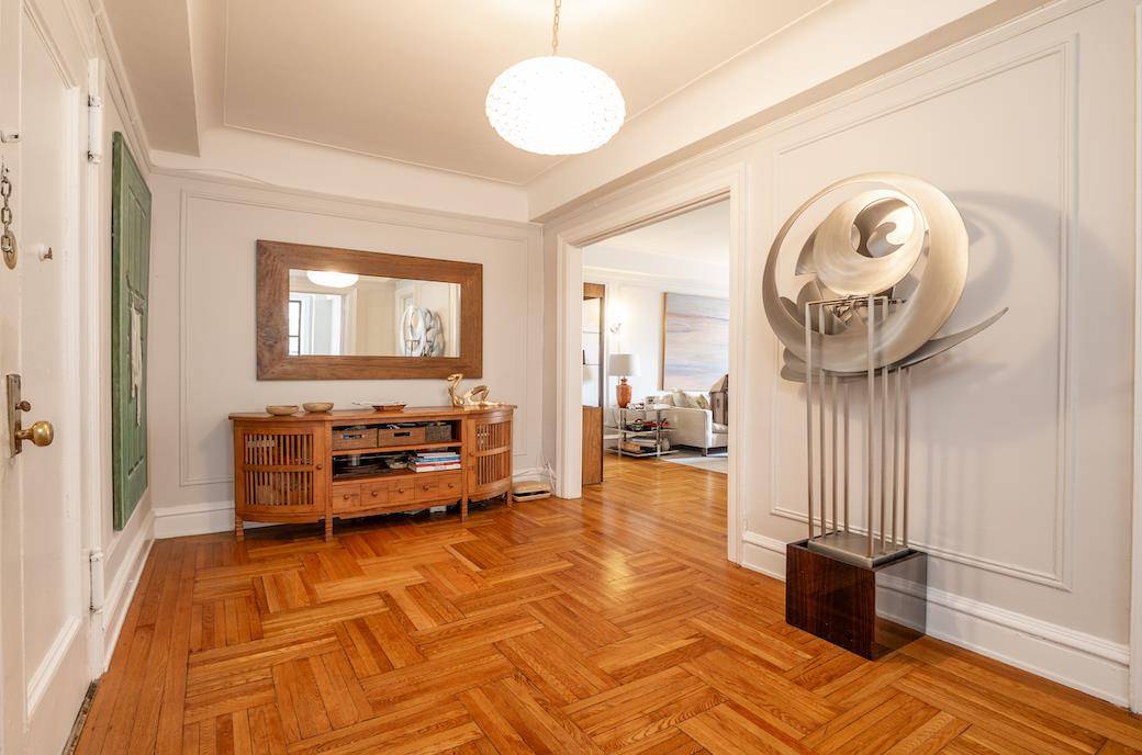 Very large rent stabilized Classic 5 apartment with Prewar Details, including beautiful herring bone and oak strip hardwood floors, high ceilings, two large bedrooms master bedroom with double exposure North ...
