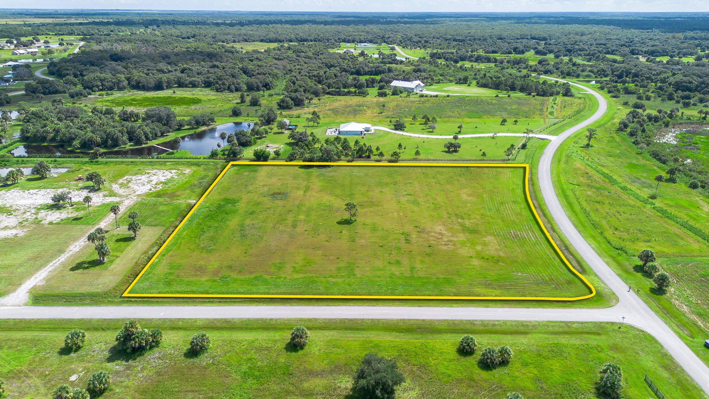 Prime 5 Acre Corner Lot in Bridlewood Cleared, High, and Dry !