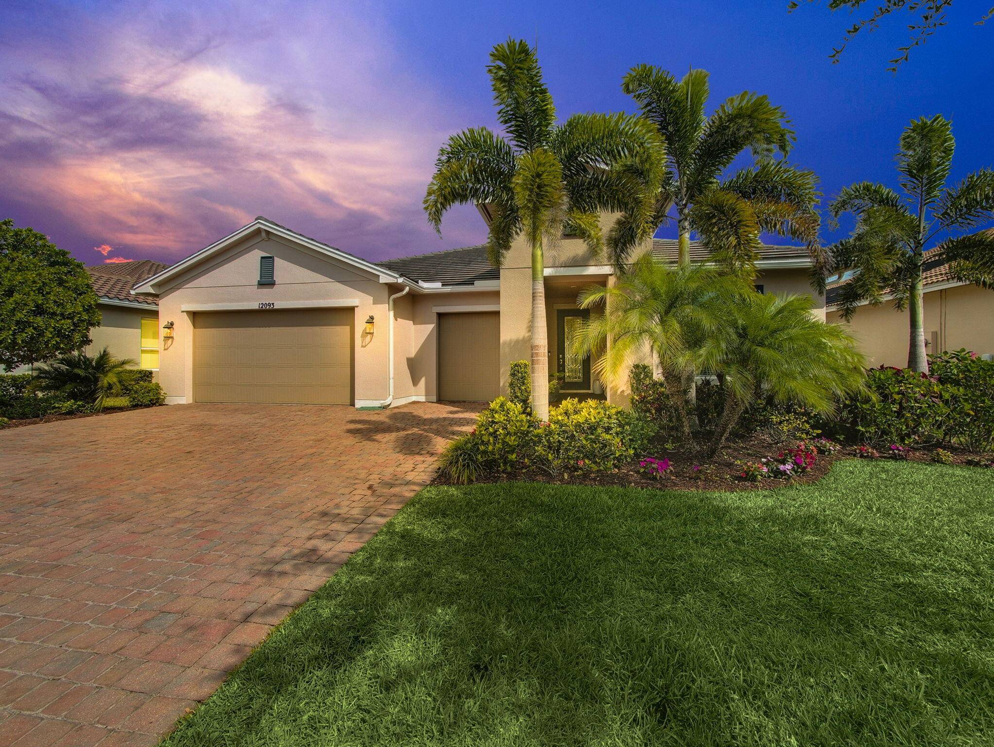 Discover the perfect blend of luxury, comfort, and active adult living in this stunning 3 bedroom Den, 3 full bathroom, 2 car garage golf cart garage.