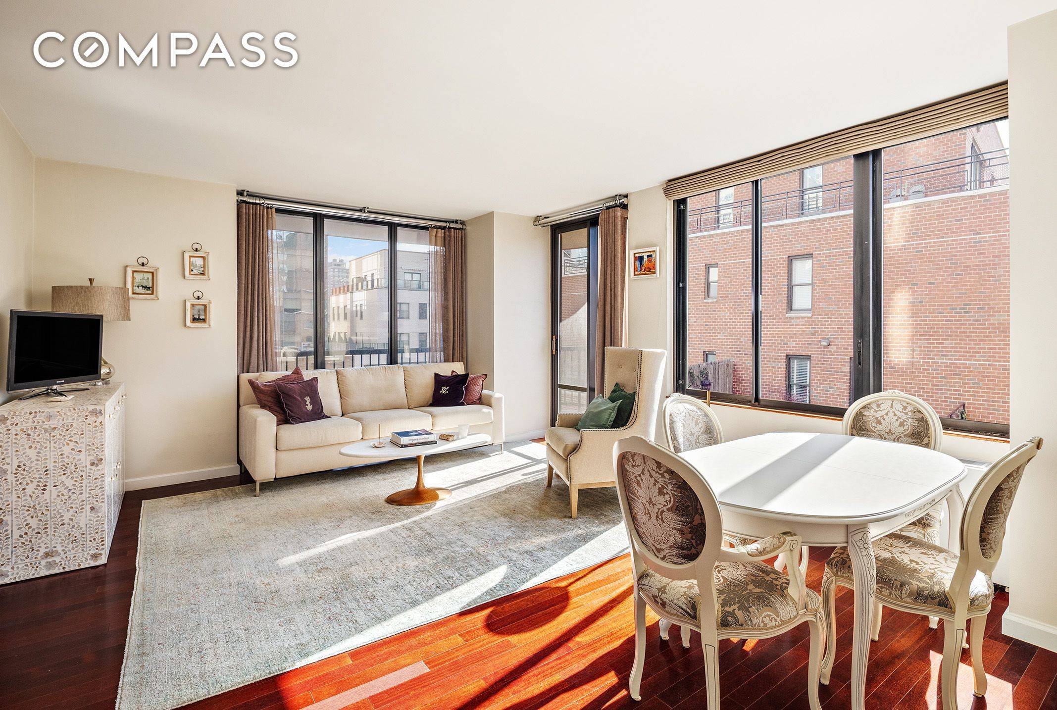 Nestled in the heart of Lenox Hill, this stunning 1 bedroom, 1 bathroom residence at The Rio Condominium offers breathtaking skyline views and an abundance of natural light from its ...