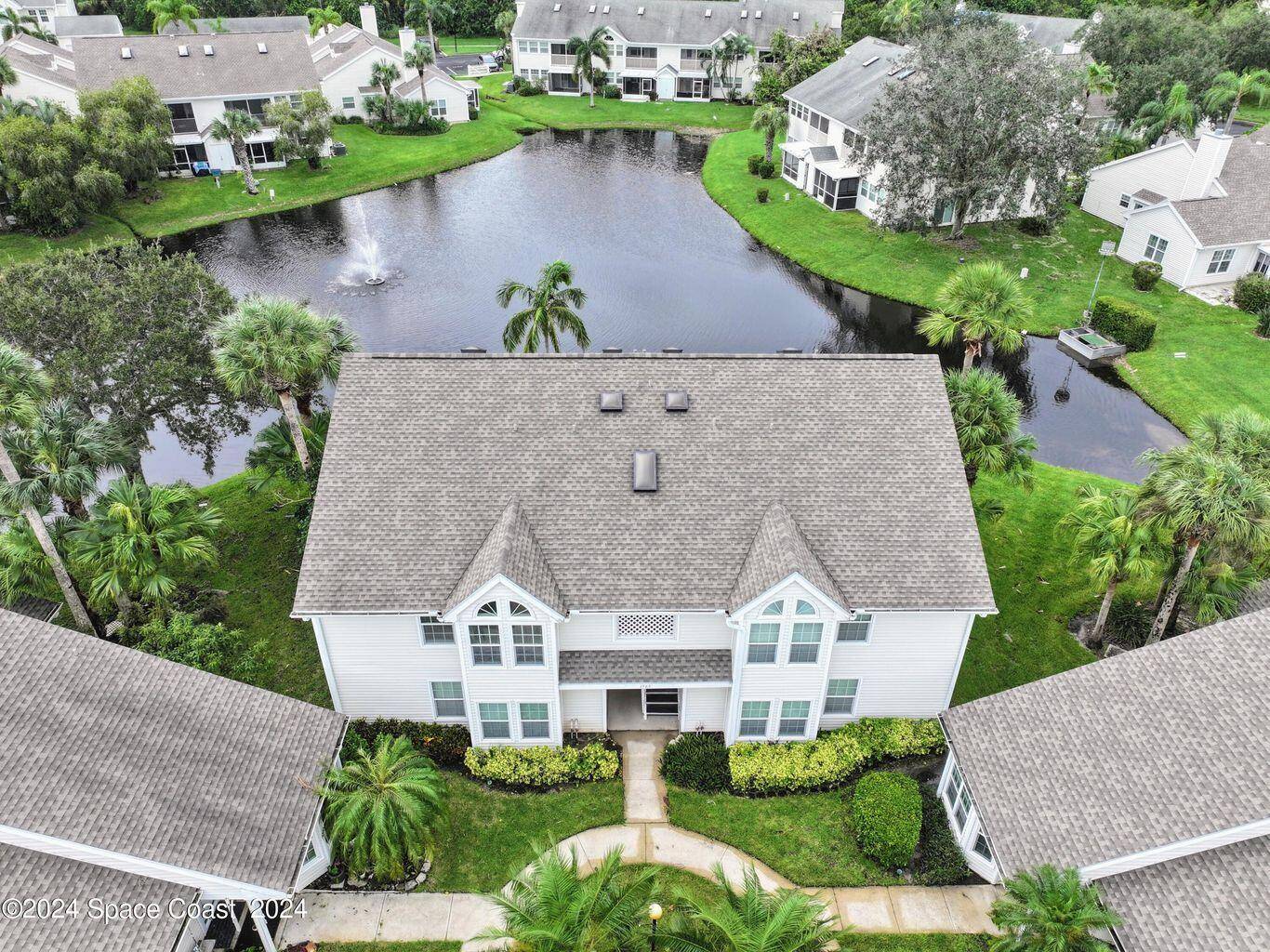 Located in the desirable Lake in the Woods Community, this move in ready 2BR 3BA condo call for info on 1 car garage offers lakefront views and high ceilings.