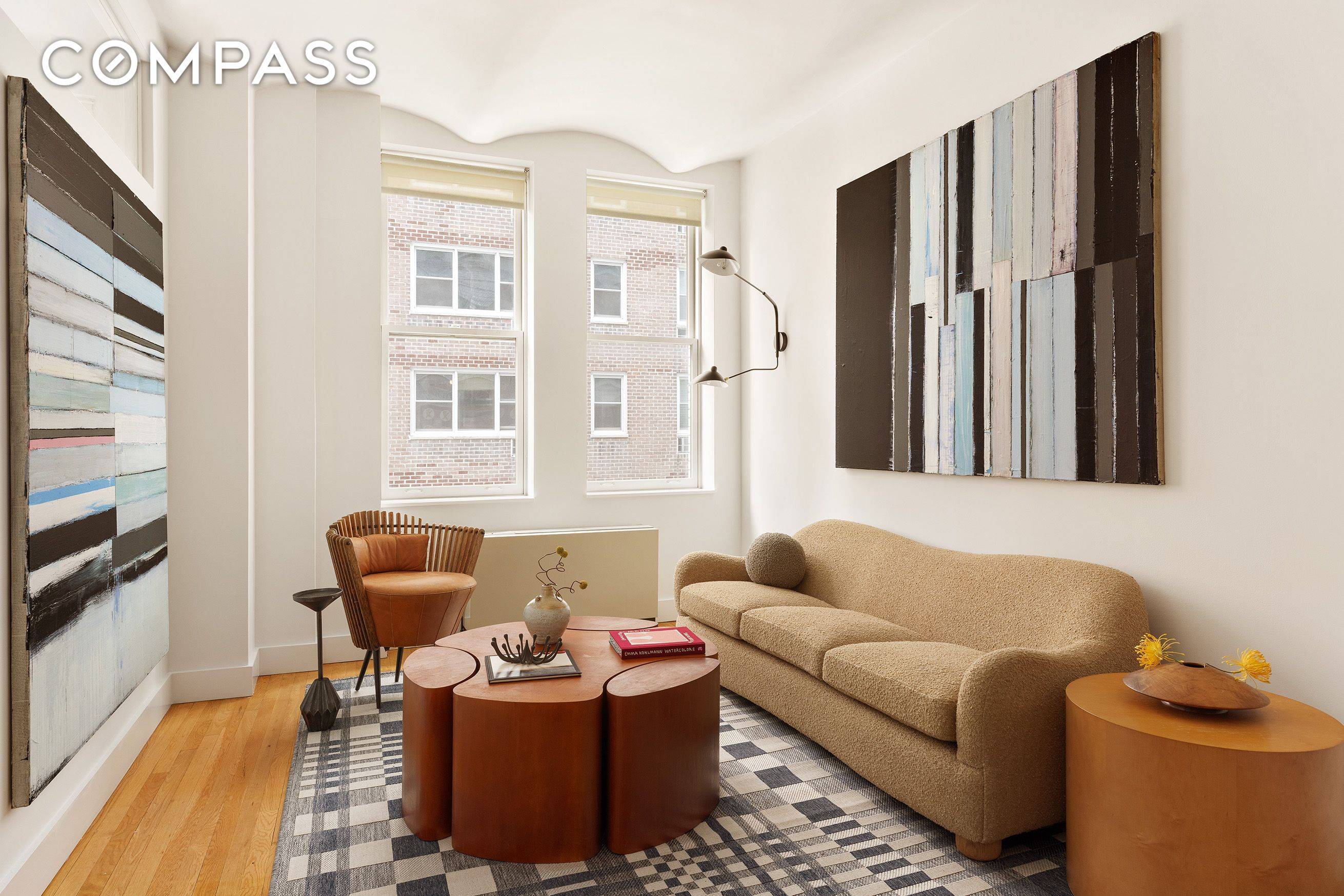 A bright and inviting one bedroom apartment in a historic West Village loft conversion.