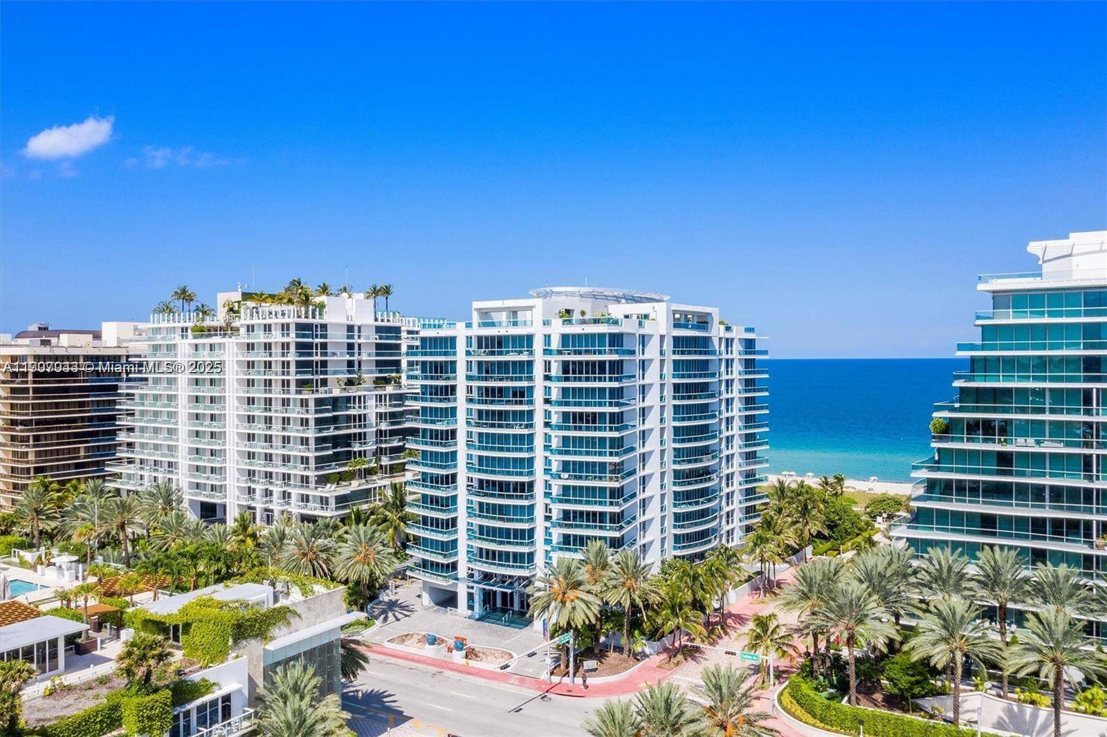 Luxurious oceanfront Azure building with 1 bedroom plus full den, 2 full bathrooms with 1260 sq ft in vibrant Surfside !