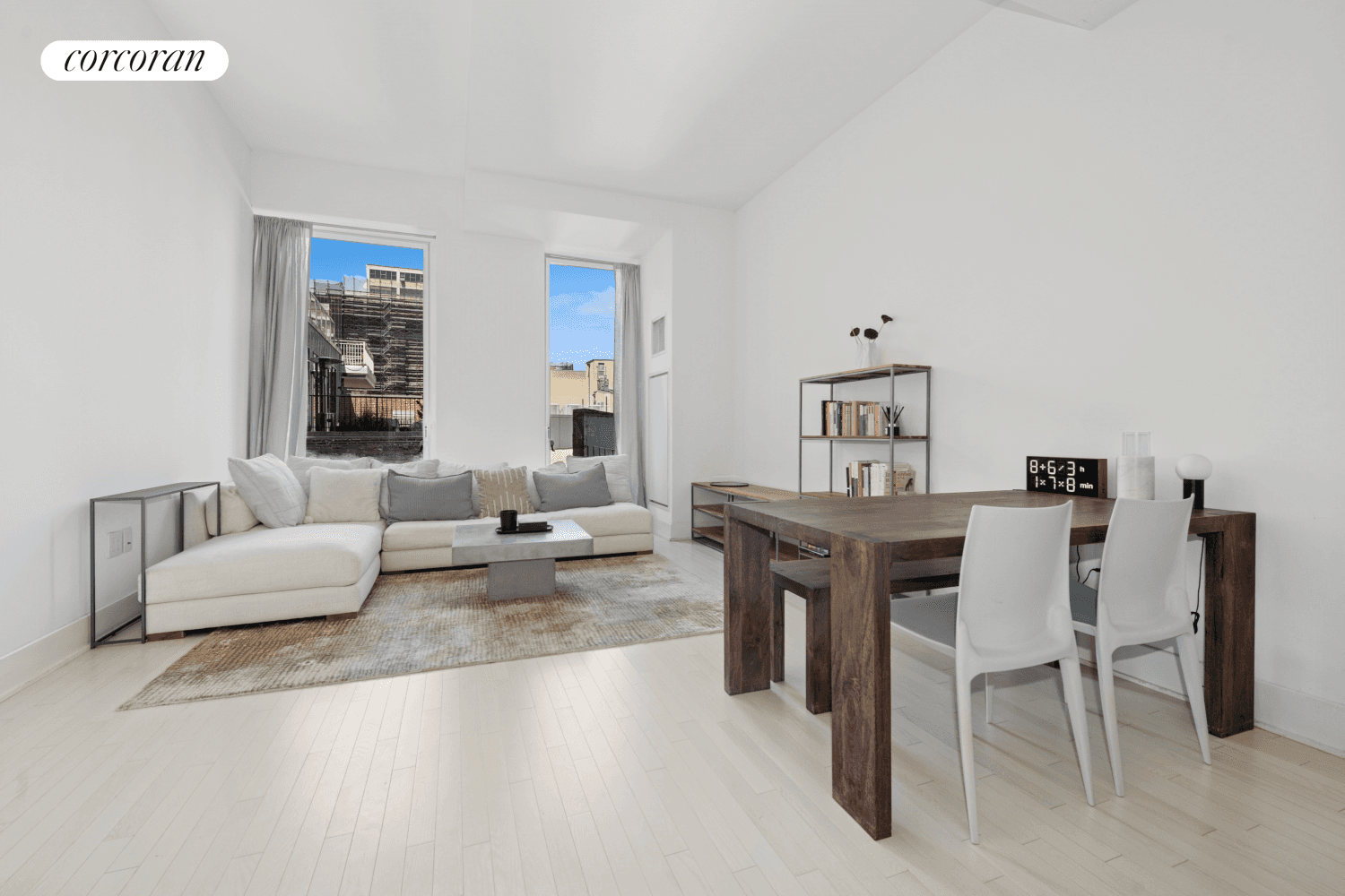 Welcome to residence 7H at 91 Leonard Street, a full service white glove luxury condominium located in prime Tribeca.