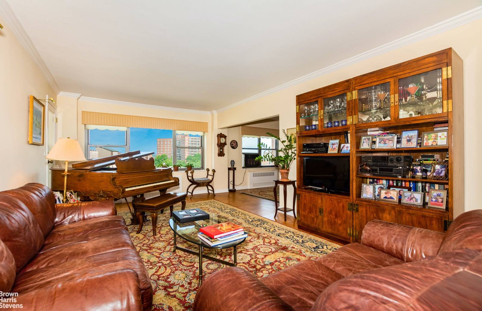 Easy living in this large, beautiful, totally renovated three bedroom, two bath co op with terrace at the Briarcliff.