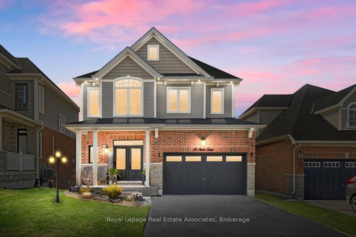 NOT TO MISS ! 25 Paula Court, Orangeville a stunning two storey, 4 bedroom home built in 2015, blending modern sophistication with exceptional upgrades.