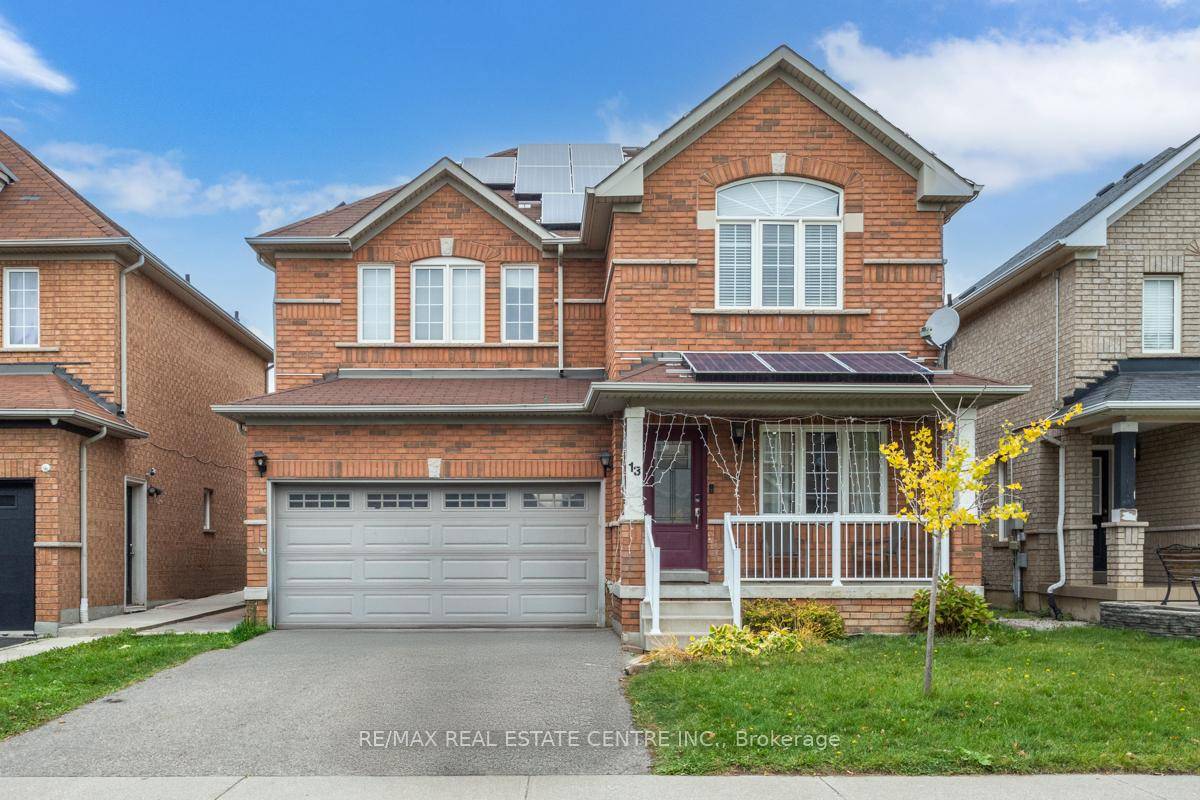 Lovely detached home in very quiet sought after area in Brampton backing onto a park.
