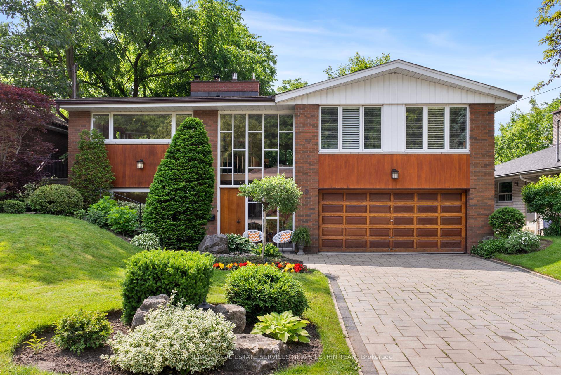 Welcome to 9 Audubon Court, a Mid Century Modern Retreat Among the TreetopsPerched above a lush ravine on a large 60 by 230 foot lot, this architecturally distinct mid century ...