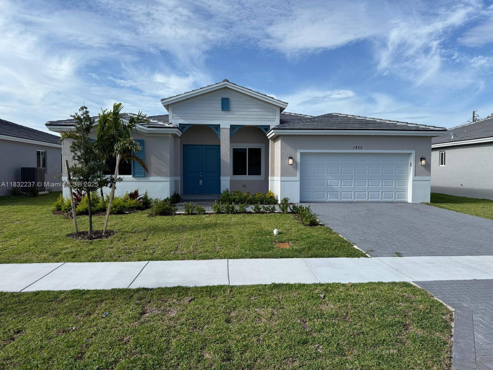 Welcome to the Jasmine Model, newly built Homestead home on a 7, 500 SF lot in a quiet cul de sac.