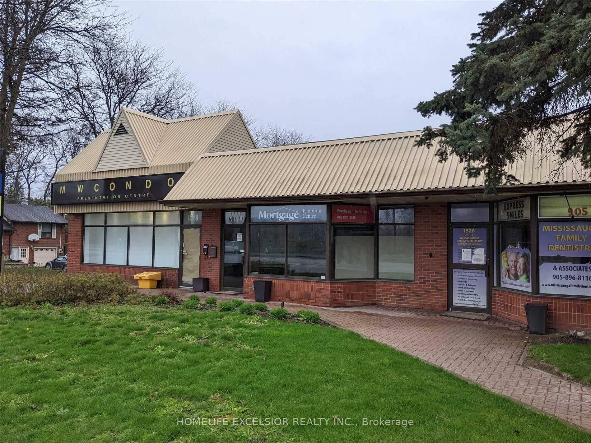 Prime Commercial Space at 1528 Dundas St West, Mississauga.