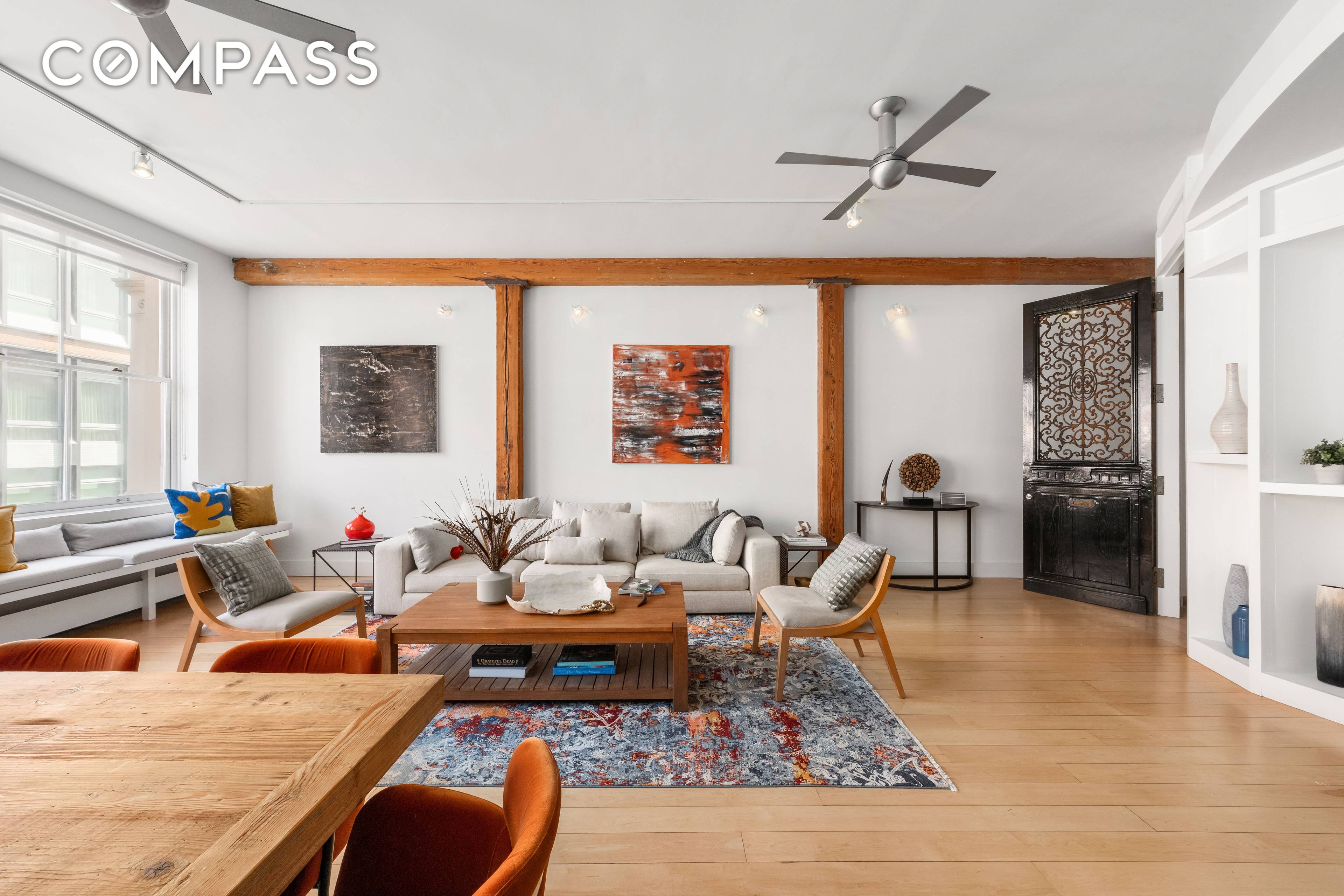 Residence 5N at 77 Mercer Street offers a unique and luxurious living experience in the heart of SoHo's historic Cast Iron District in Downtown New York City.