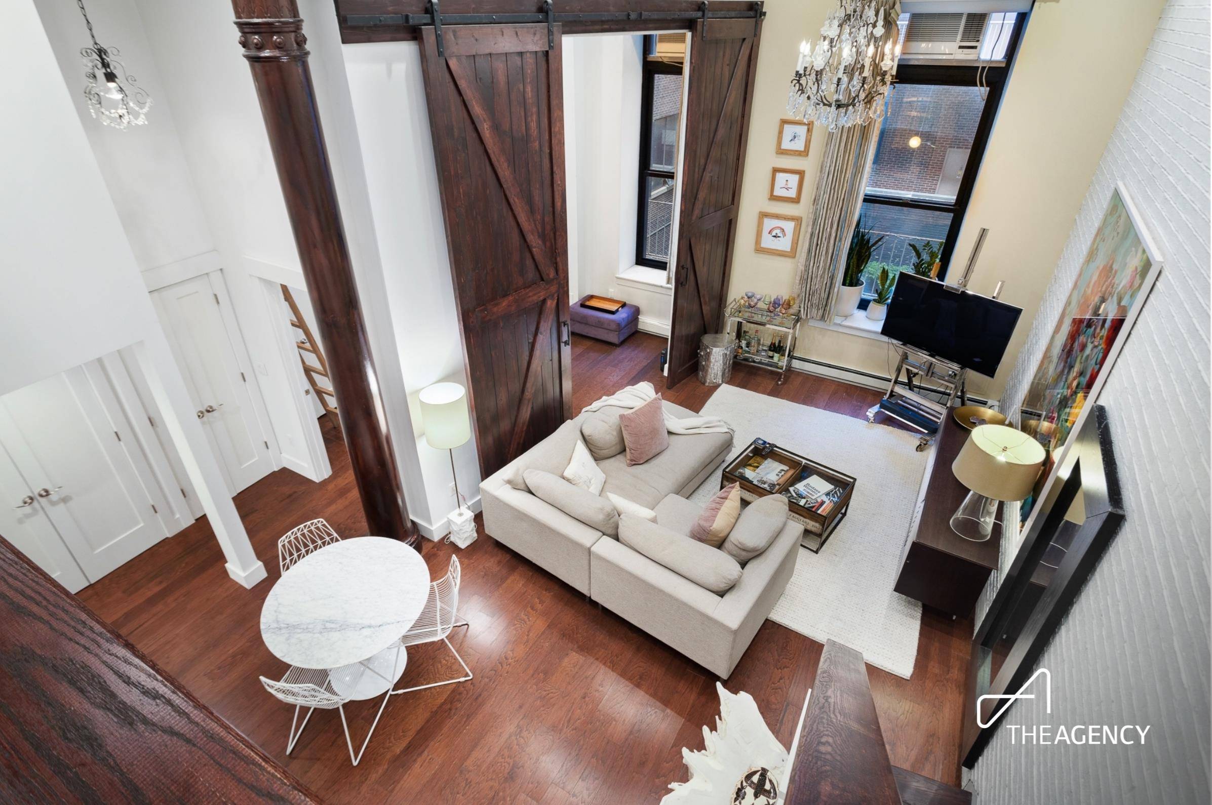 Step into this stunning Two bed, 1 of a kind expansive loft in Greenwich Village !