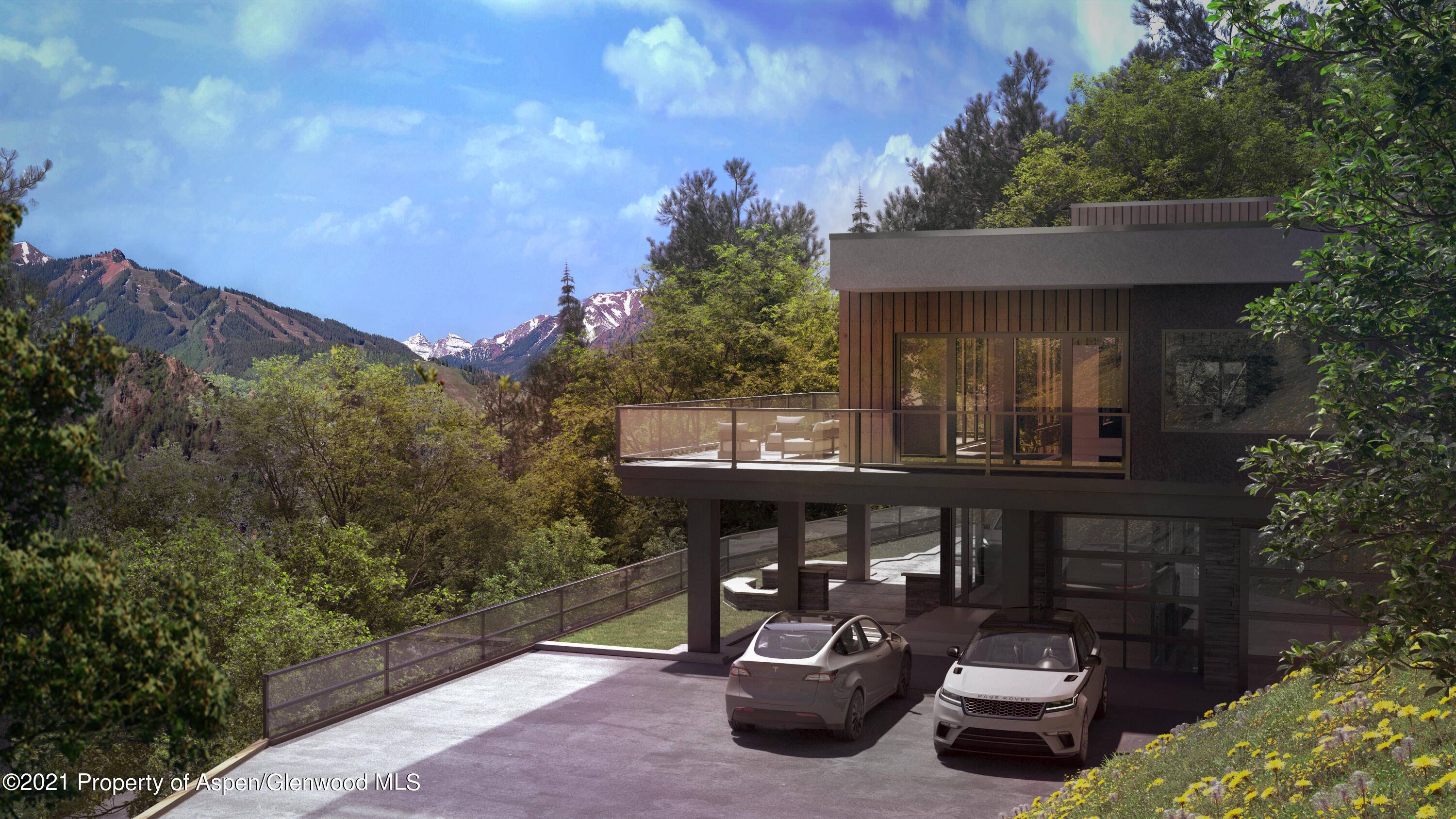 Enjoy spectacular views and solitude from this private five bedroom Red Mountain estate.