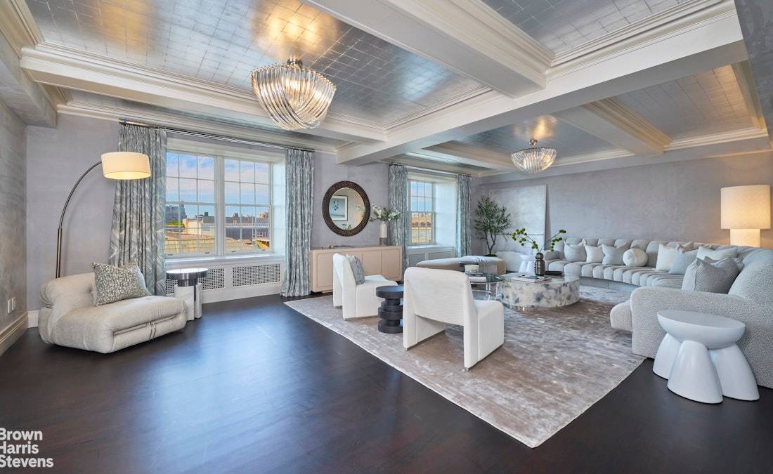 This impeccably renovated Fifth Avenue residence is the epitome of modern sophistication.