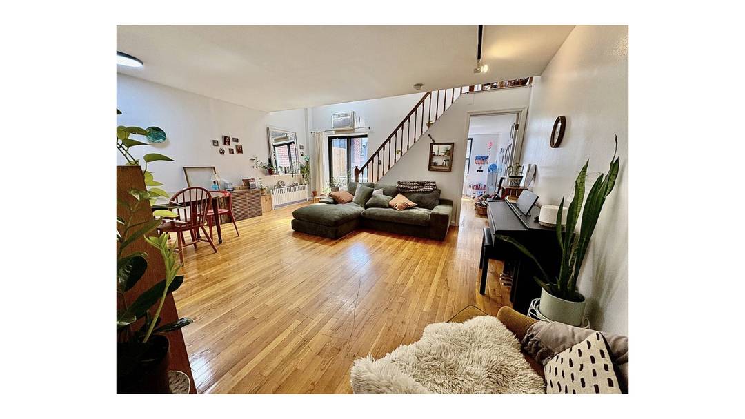 Bright, charming duplex living awaits in this well proportioned two bedroom, one bath residence at 112 West 73rd Street, Apartment 12E.