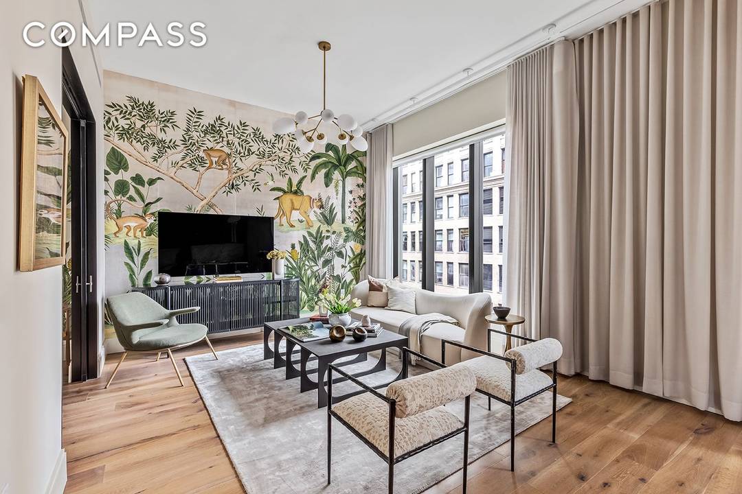 Walk into this designer dream home at NoMad s sophisticated full service condo, Rose Hill.