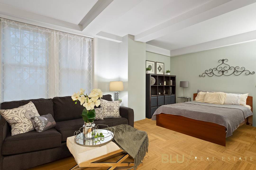 This is an extremely rare opportunity to purchase a studio at the landmarked Olcott condominium, just steps from Central Park and SUPER LOW MONTHLIES.