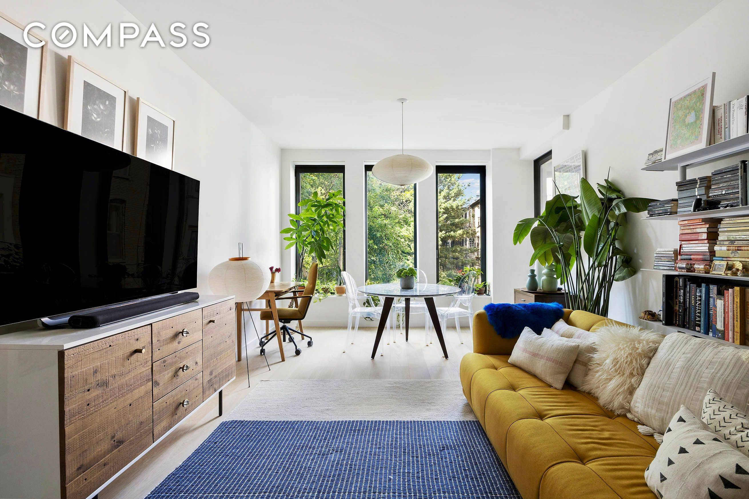 TWO BEDROOM, TWO BATHROOM OVERLOOKING QUIET, LUSH GARDENS WITH PARKING AND STORAGE INCLUDED Residence 212 is a two bedroom, two bath home featuring tall ceilings, western exposure, a large private ...