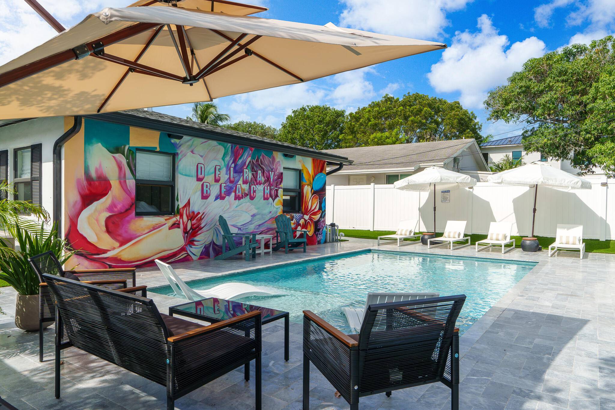 This charming duplex offers a fantastic opportunity for comfortable living with two fully furnished units, each featuring 2 bedrooms and 1 bathroom, totaling 4 bedrooms and 2 bathrooms.