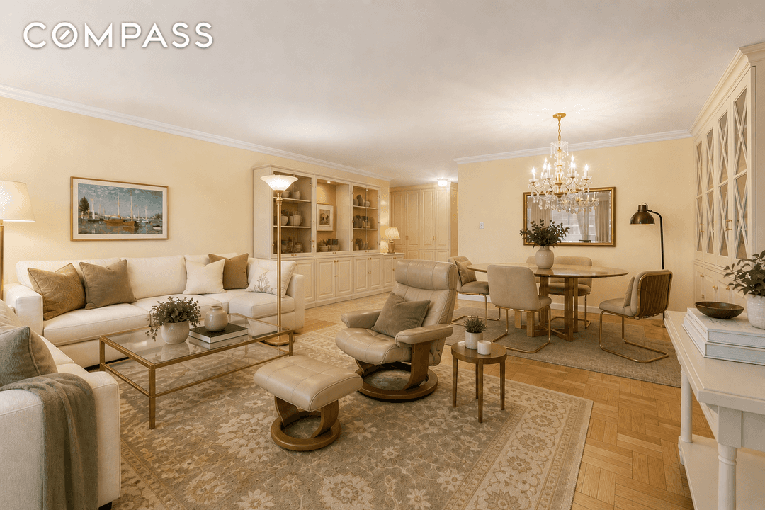 Make yourself at home in this renovated 2 bed 2 bath co op apartment, where comfort and luxury are custom built into every room.