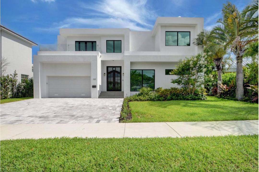 Stunning new construction in the highly sought after SoSo neighborhood, just steps from Flagler Drive and the Intracoastal.