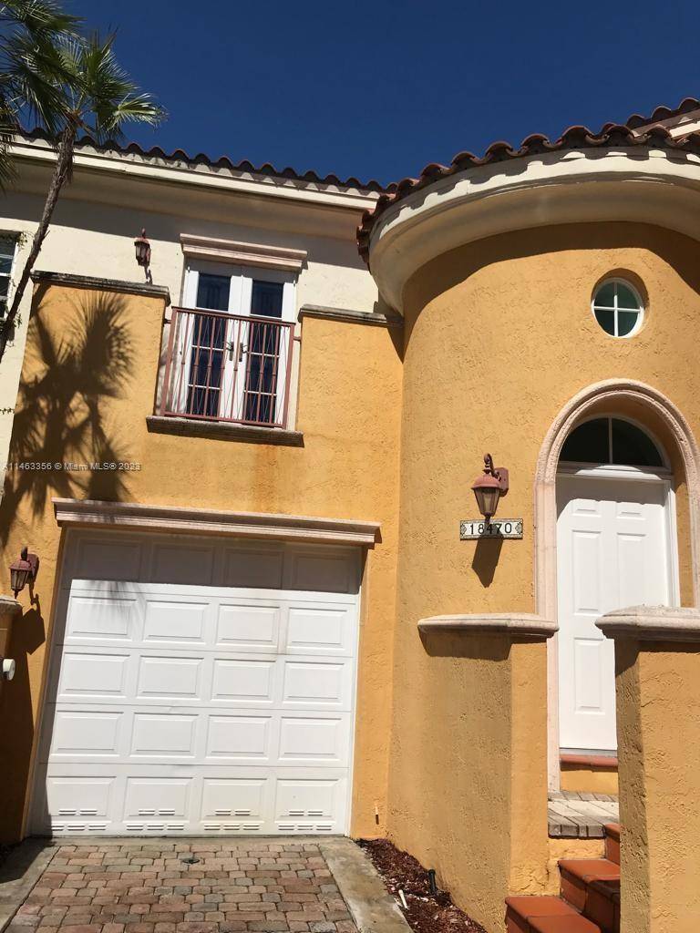 Reduced price ! ! ! Gated and secured two story spacious townhouse with the garage in heart of Aventura.
