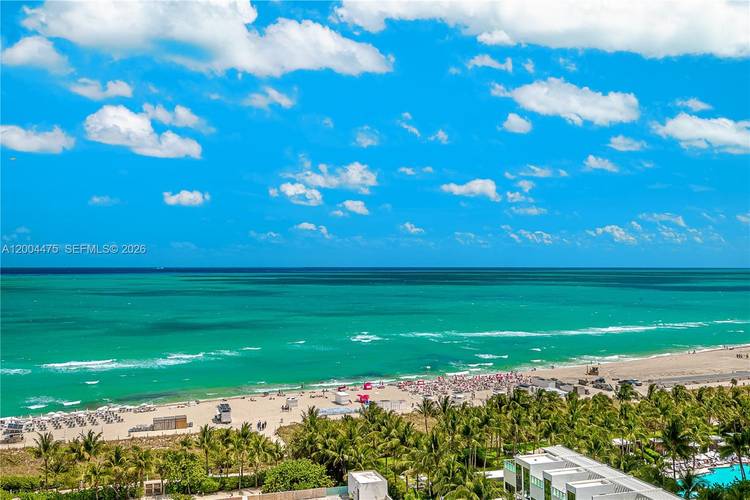 Stunning, brand new 1 bedroom converted to junior 2 bed, 2 bath direct oceanfront residence.