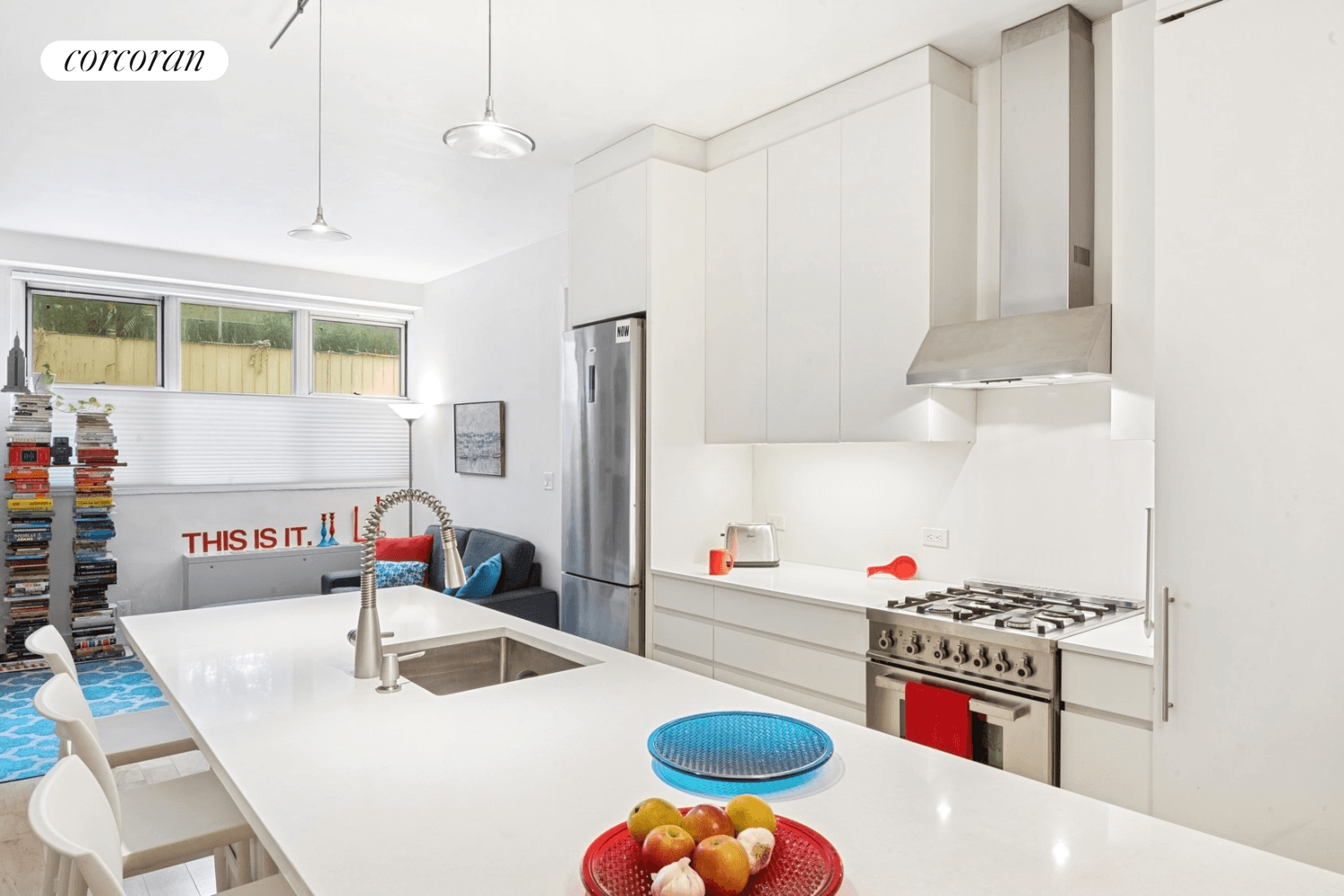 This unique New York Towers home was completely re modeled in 2017, is modern and airy, and now features two legal bedrooms at opposite ends of the apartment, two heated ...