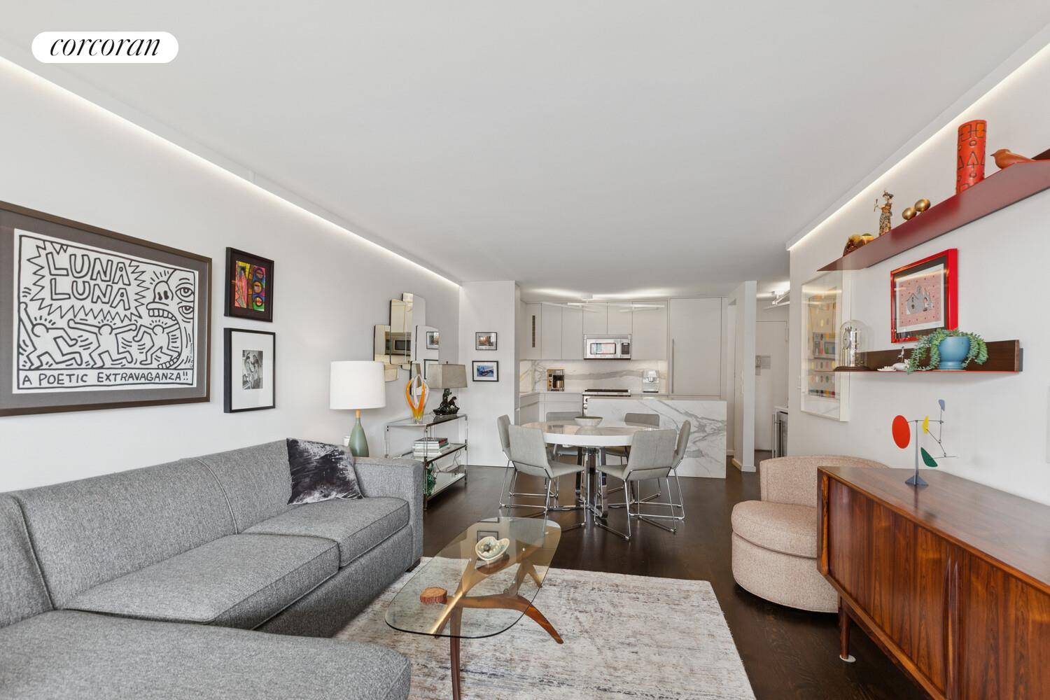 Designer Renovated 2 Bedroom, 2 Bath with Balcony Gem in the Heart of East Village Step into this meticulously renovated residence, crafted in 2022 by Chan Ascher Architecture, where luxury ...