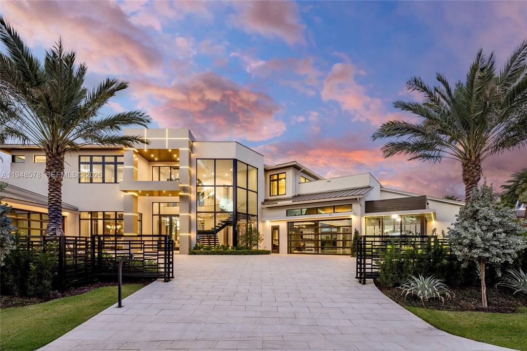 A truly one of a kind waterfront estate, designed without compromise for the serious collector, entertainer, and yachtsman.