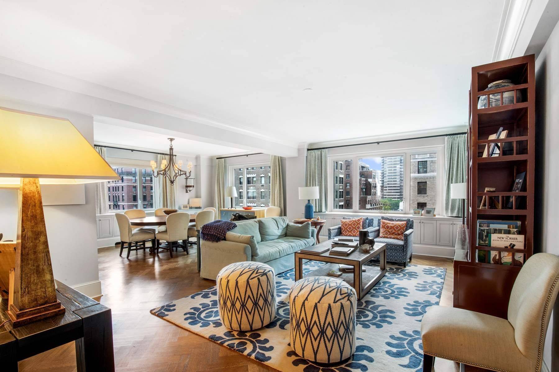 This triple mint, 3 Bedroom apartment is approximately 2500 square feet and is in a superbly located pre war, pet friendly condominium.