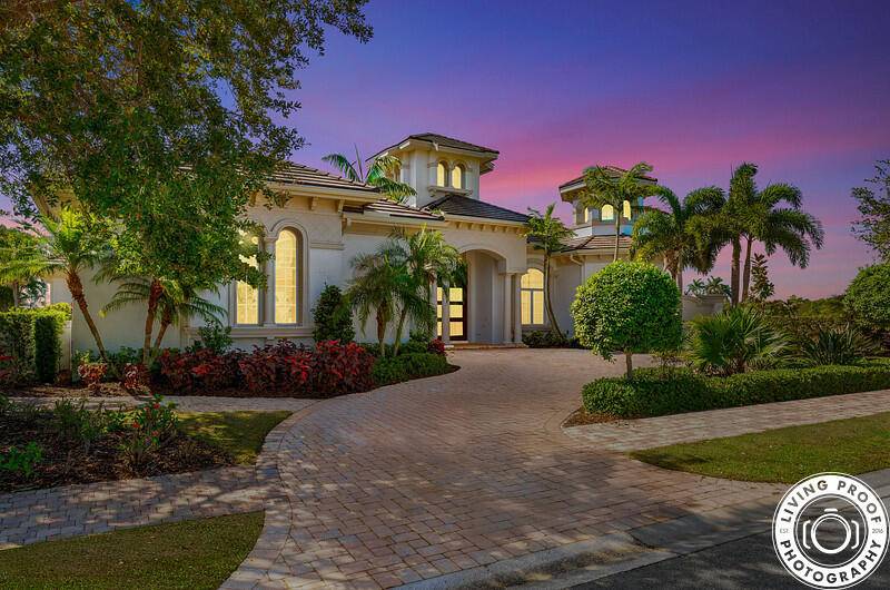 Iconic estate home with new flat tile roof, offers stunning views of the Palmer 11th Golf Hole.