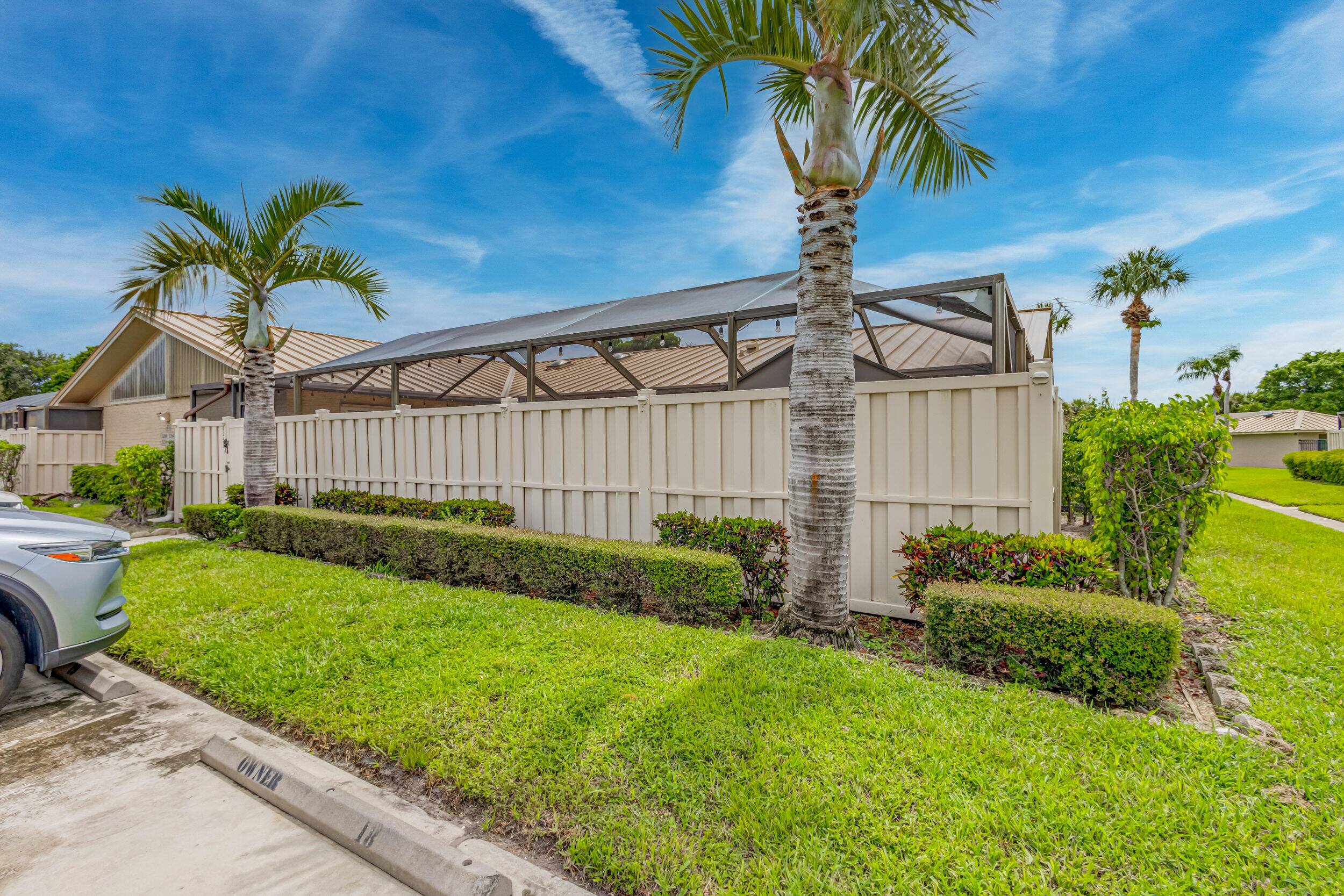Beautifully updated one story townhome featuring 2 bedrooms, a den office, tile flooring throughout and copper plumbing for added durability.