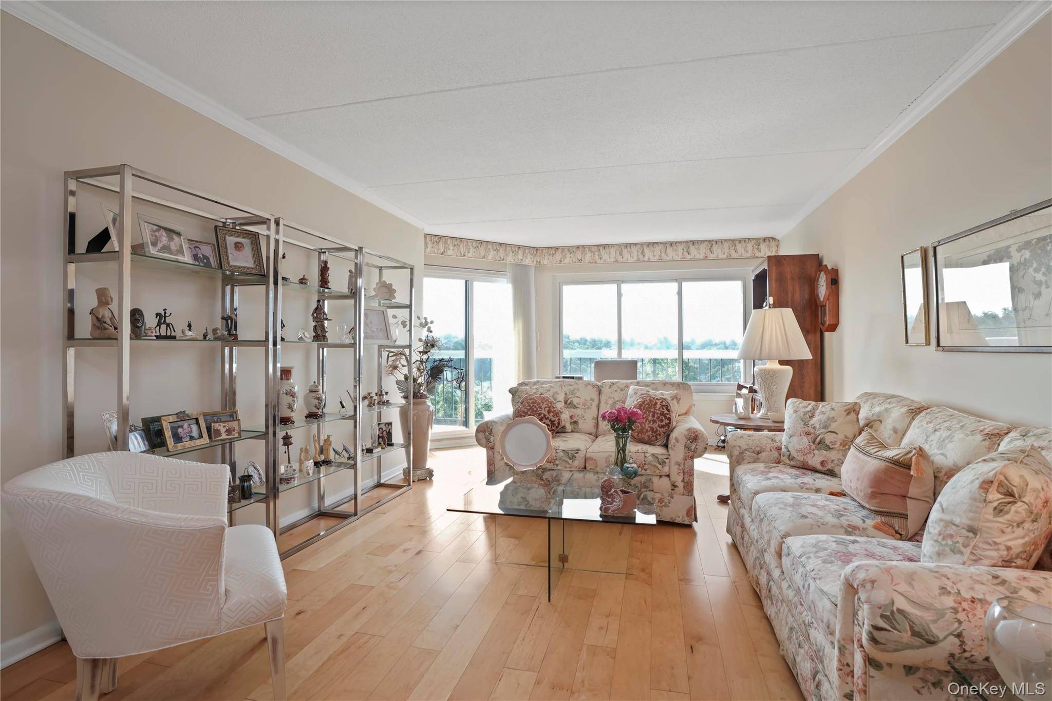 Upon entering this home, elegance, an abundance of sunlight, a breathtaking tree top view of White Plains and an ingenious use of space immediately come to mind.
