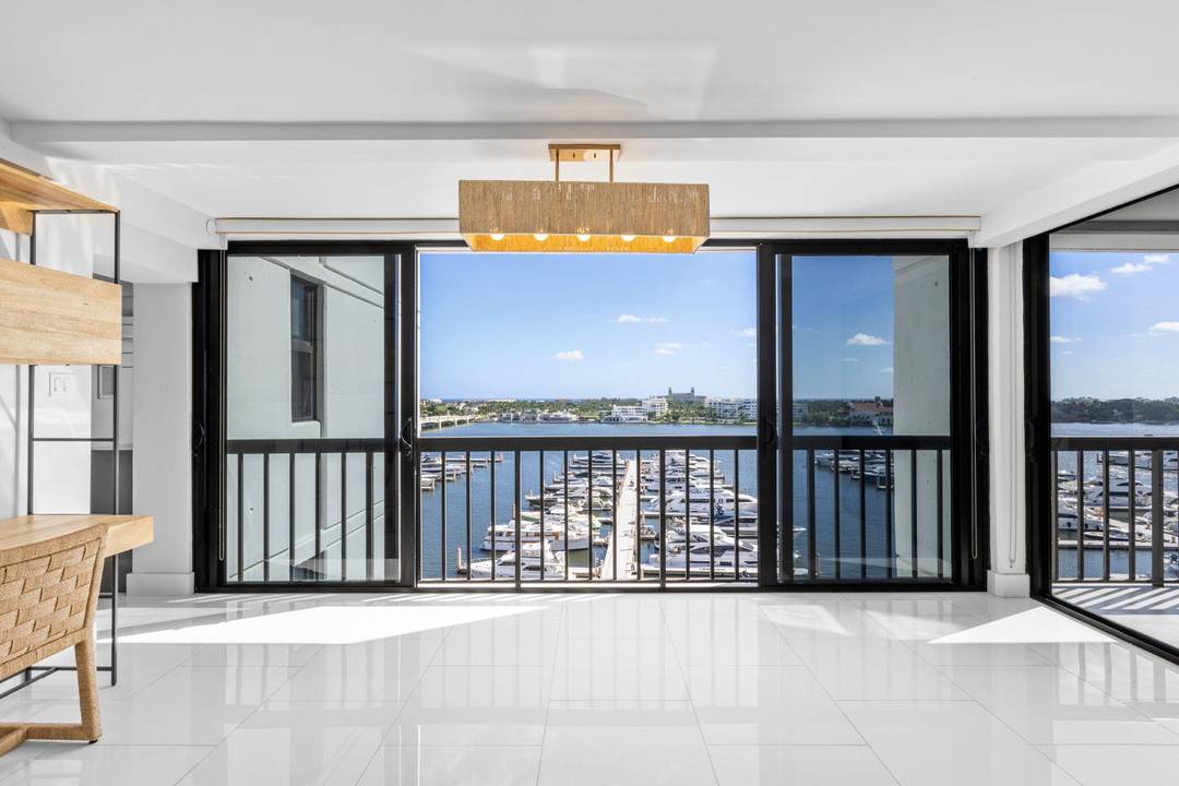 Located in the coveted southeast corner of Waterview Towers, this beautifully renovated 3 bedroom corner residence showcases sweeping, unobstructed views of the Intracoastal Waterway, Palm Beach Island, and the Atlantic ...