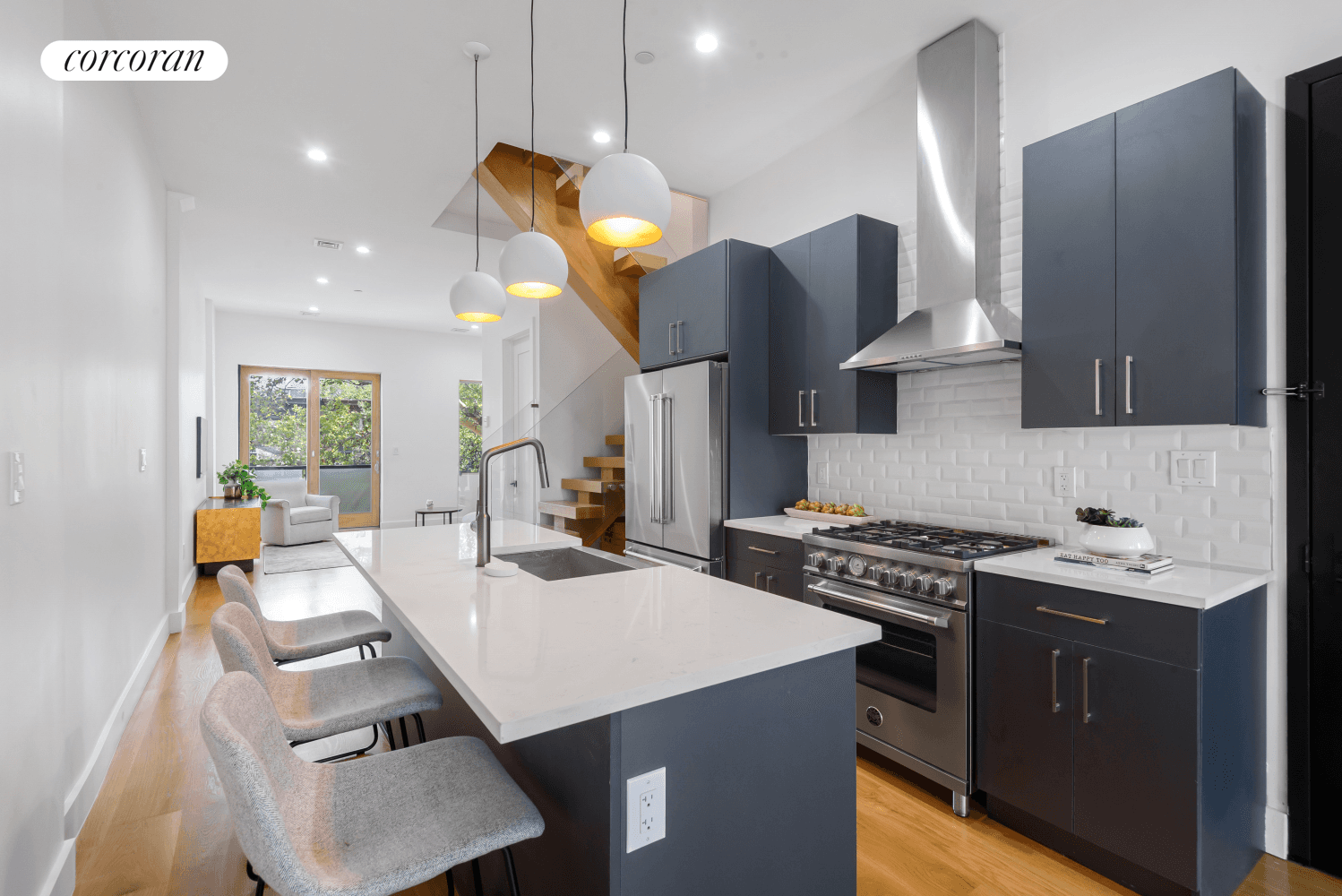 Welcome to 483 Marion, a stunning triplex condo nestled in the vibrant neighborhood of Ocean Hill, Brooklyn, built in 2022.