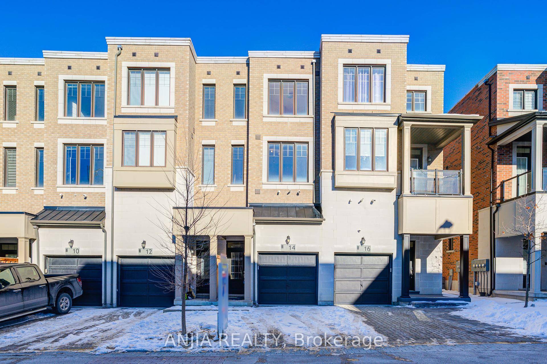 Welcome To 14 Hyderabad Lane, A Stunning 3 Storey Townhouse In Markham's Sought After Greensborough Community.