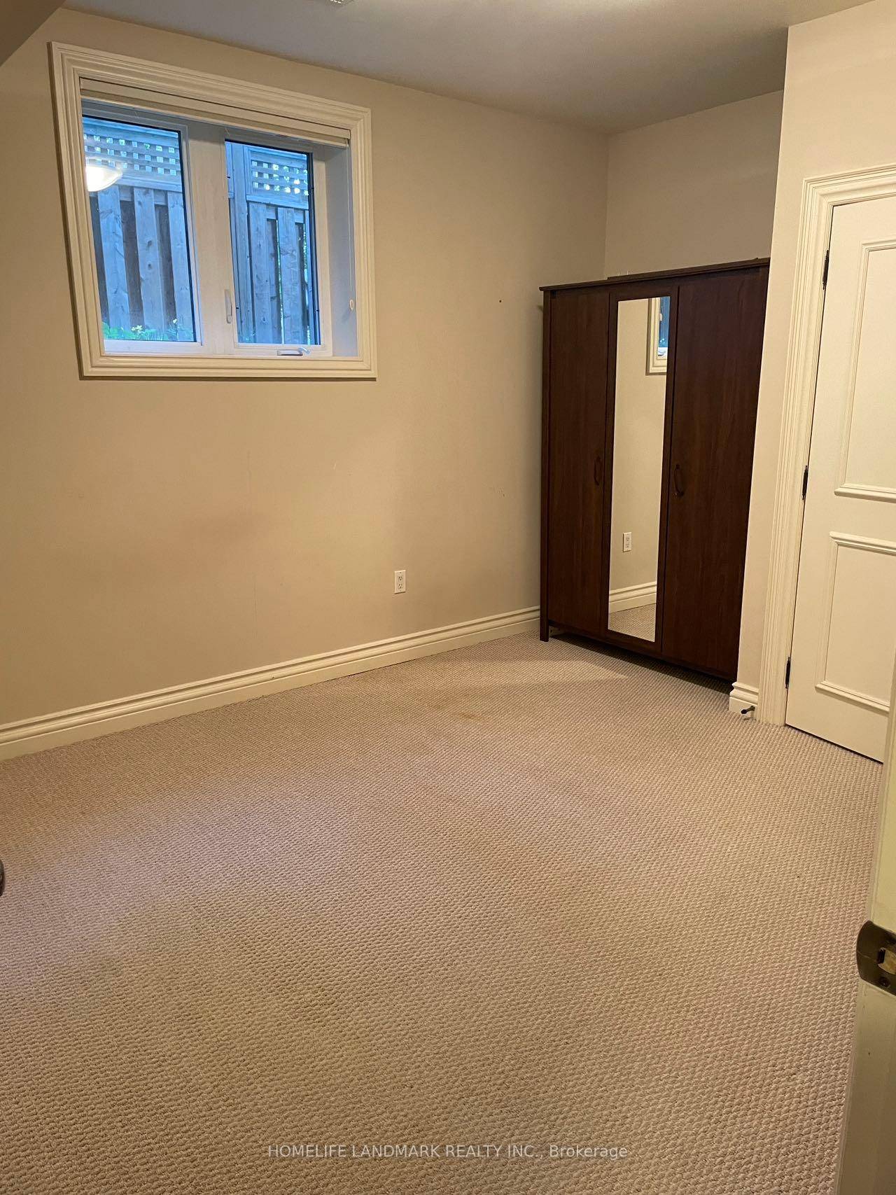 basement apartment with finished walkout, large window, bright and comfortable.