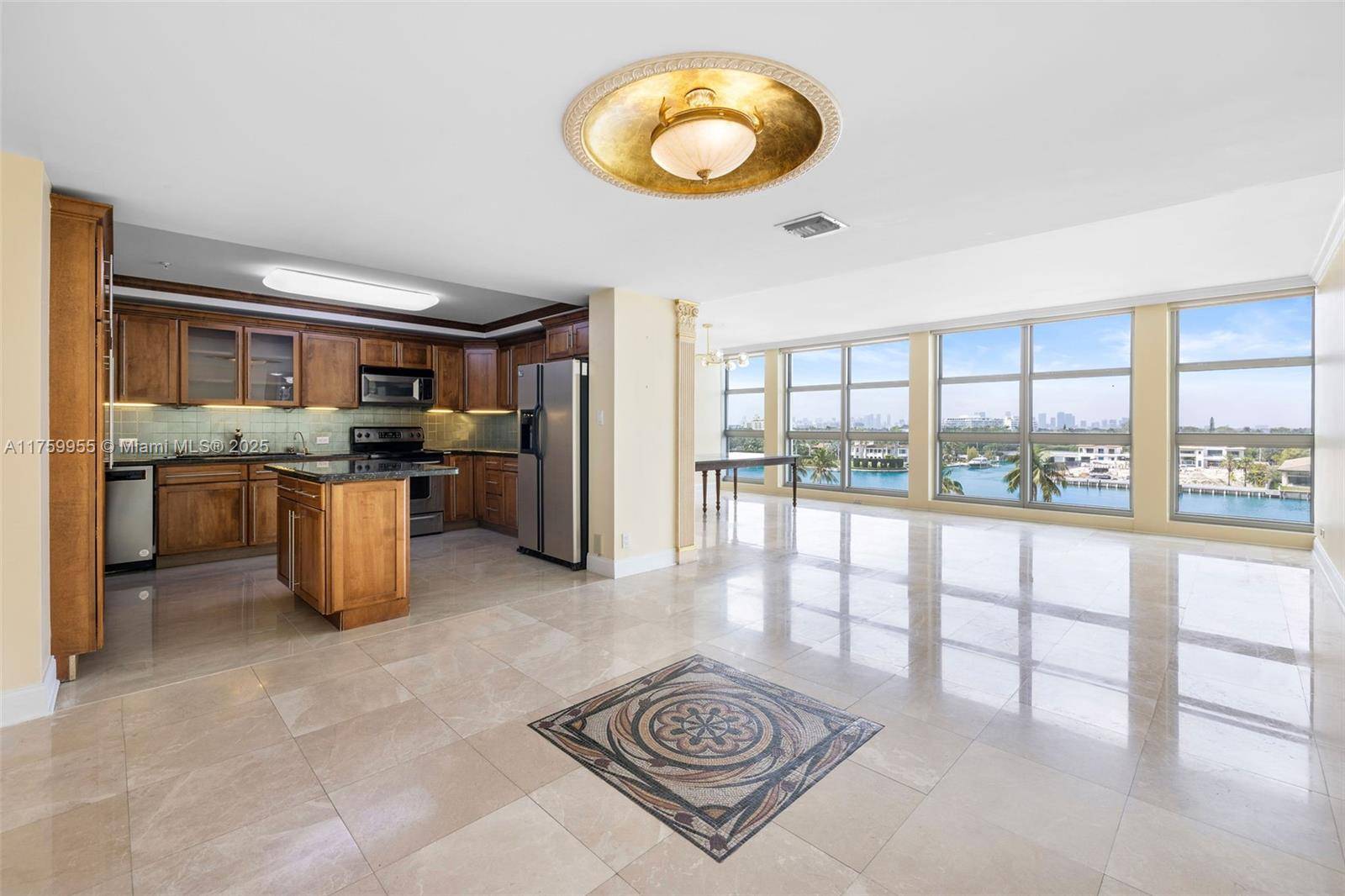 Experience breathtaking intracoastal and downtown Miami views from this spacious Crystal House residence, featuring two bedrooms, three baths, and a versatile third room perfect for a home office or extra ...