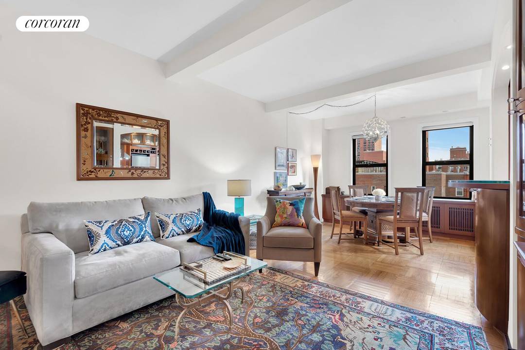 Welcome home to 123 East 37th Street, Unit 14C a sun drenched, terraced 14th floor corner one bedroom retreat in Lindley House, a beloved full service pre war coop on ...