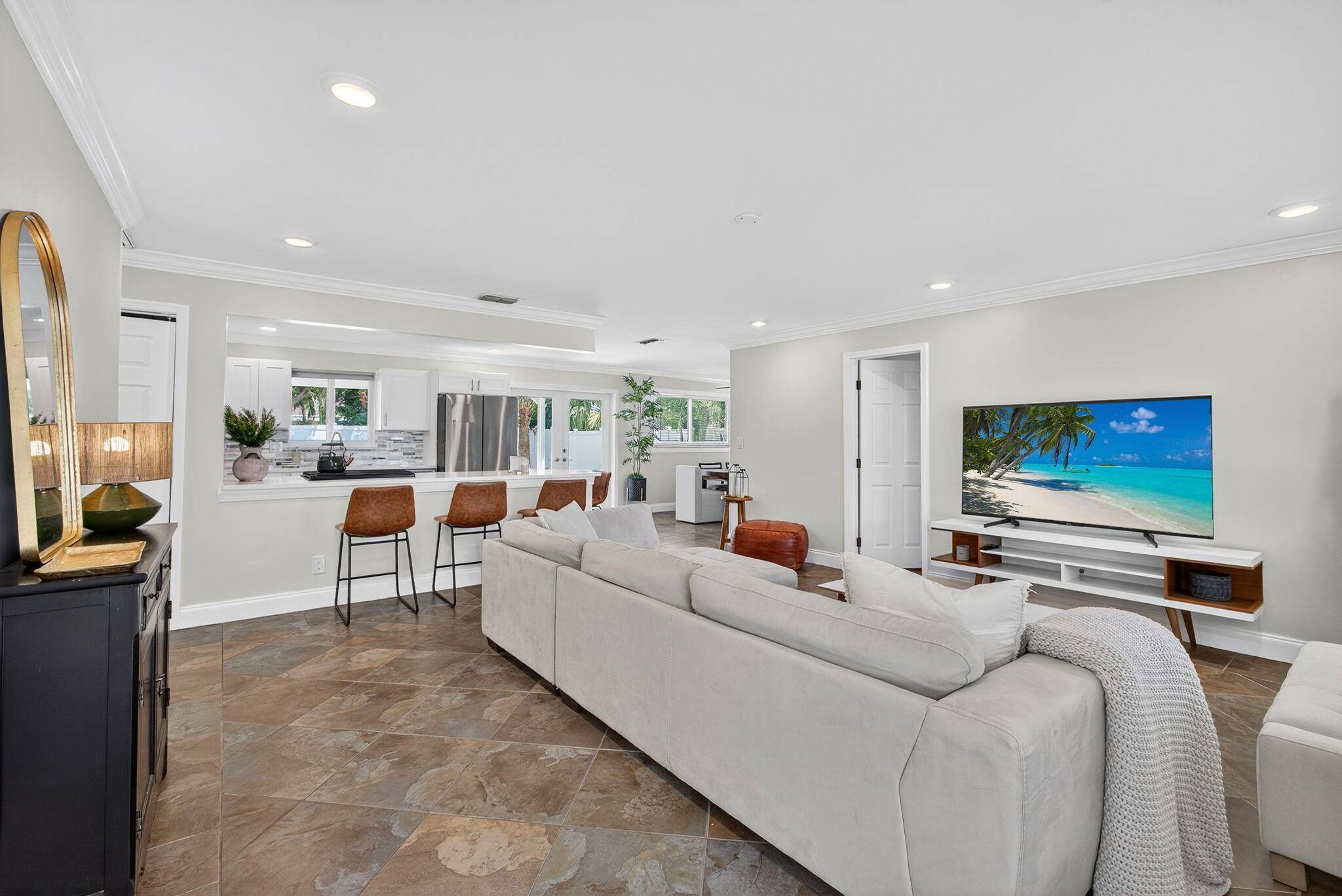 Welcome to this beautifully updated 3 bedroom, 2 bath single family home offering over 1, 400 sq ft of bright, comfortable living with no HOA restrictions.