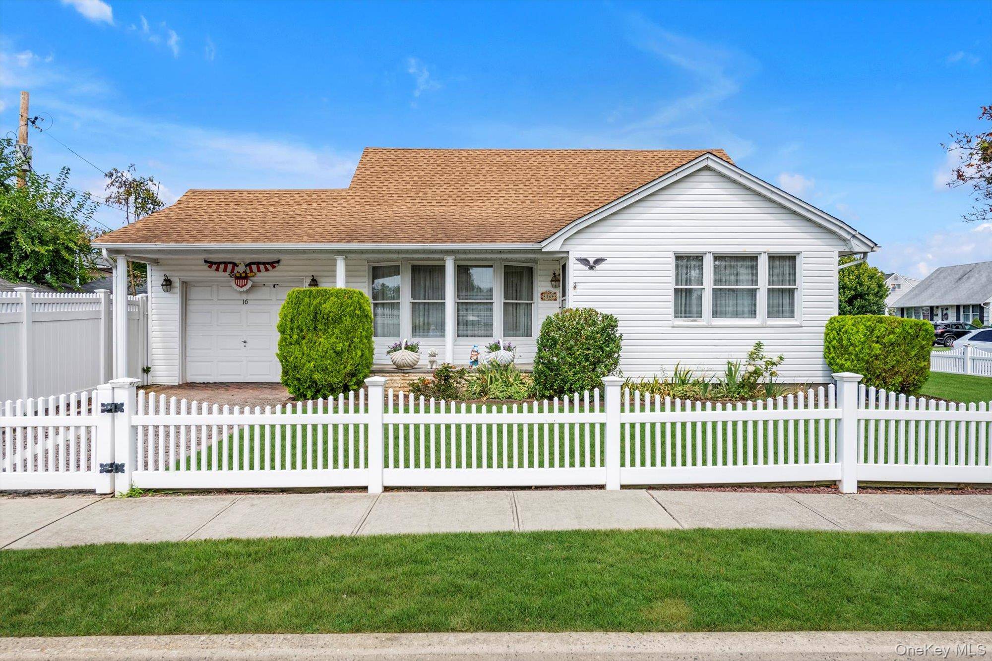Welcome to this beautifully maintained home offering three spacious bedrooms, two full baths, a sun filled eat in kitchen, and an extended formal dining room perfect for entertaining.
