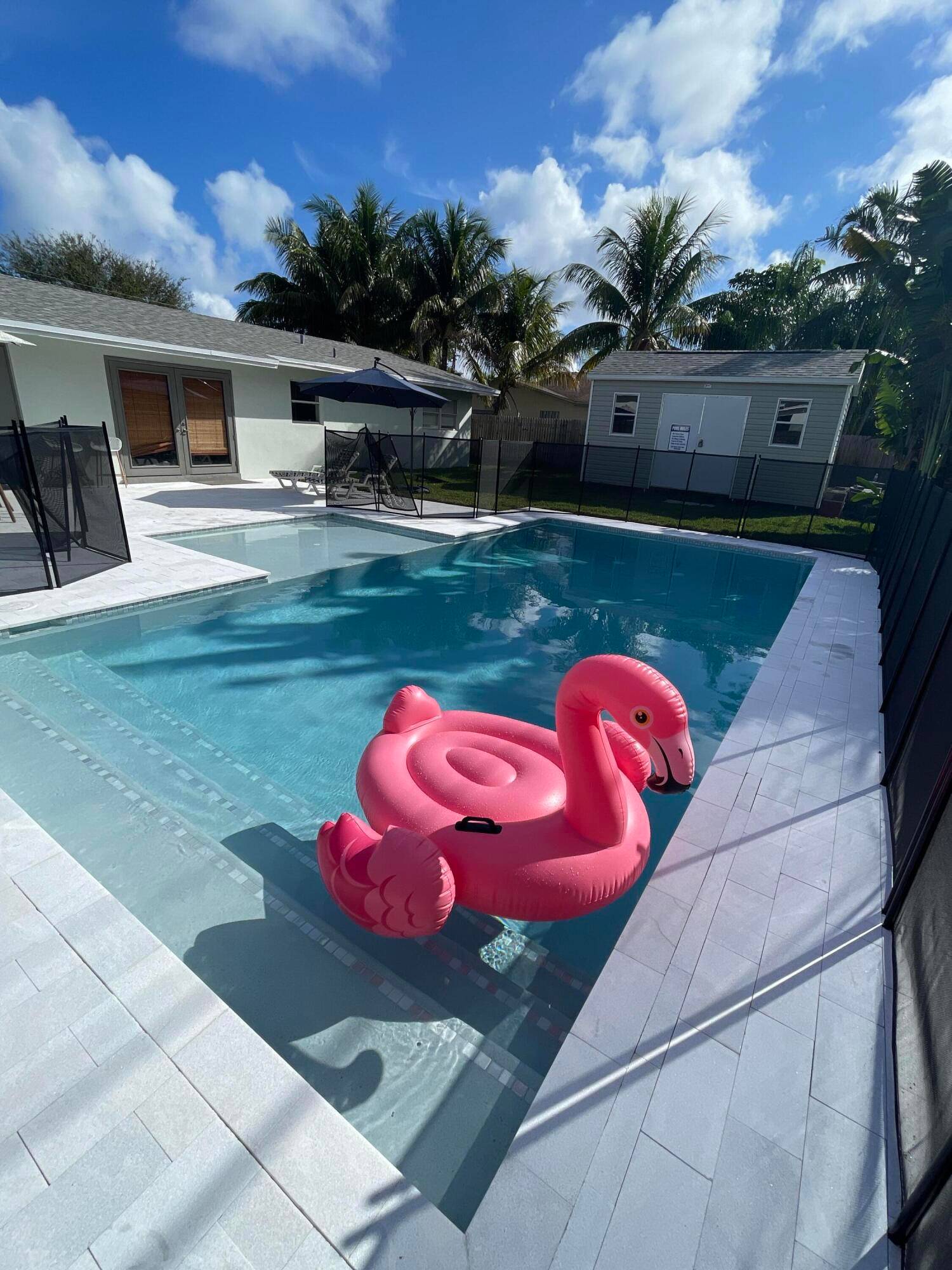 Spend Fall or Winter in Tropic Palms in a great single family home with NEW SALT WATER POOL !