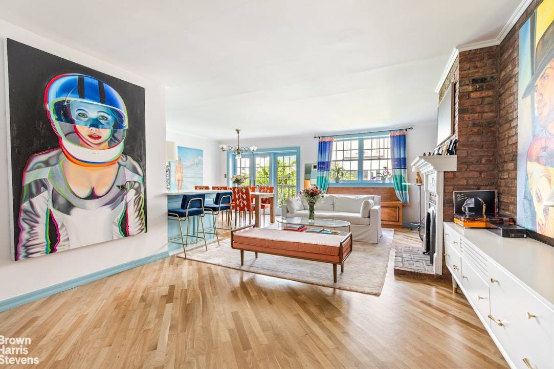 Charm doesn't even begin to describe this sun drenched duplex with large balcony and ROOF RIGHTS on one of Chelsea's most picturesque blocks.